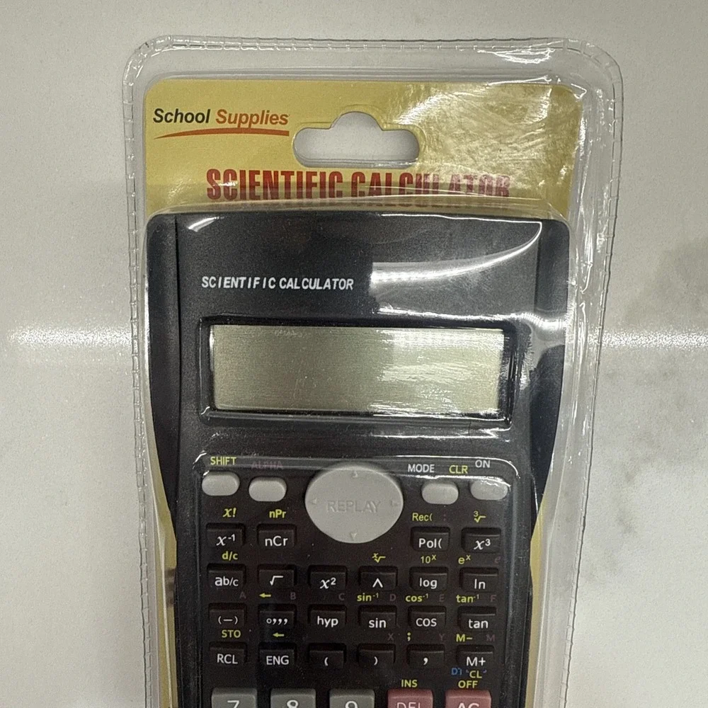 School Supplies Scientific Calculator 240 Function Memory Battery Operated New